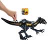 Jurassic World - Figura de dinossauro Jurassic World Indoraptor com equipamento de ataque e rastreamento ㅤ