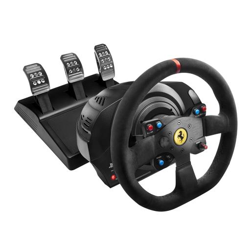 Thrustmaster - Volante e Pedais T300 Ferrari Edição Alcantara