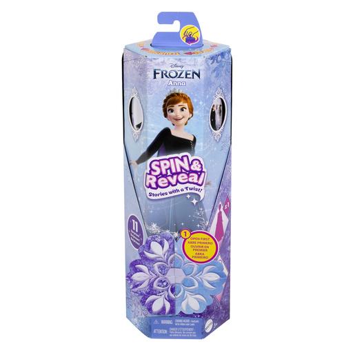 Mattel - Frozen - Boneca Anna Spin & Reveal - (Vários modelos) ㅤ