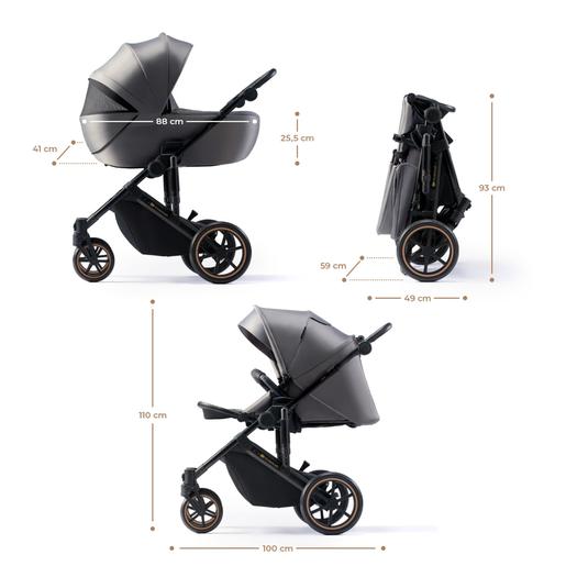 Kinderkraft - Duo Prime 2 Pro Cinza Sombra