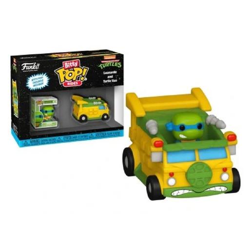 Funko Bitty Pop! Rides - Teenage Mutant Ninja Turtles - Leonardo com Turtle Van