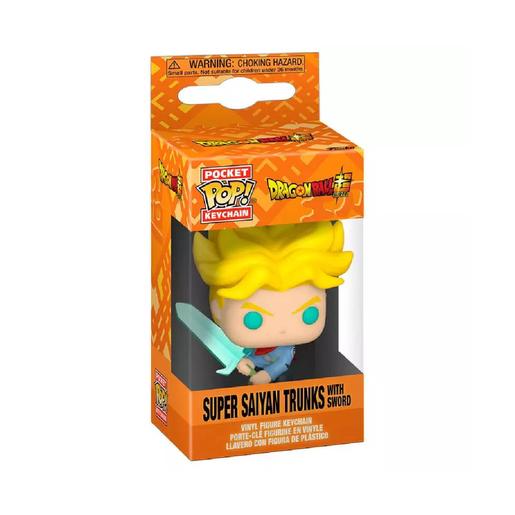 Dragon Ball Super - Super Saiyan Trunks con espada - Llavero Funko Pocket POP