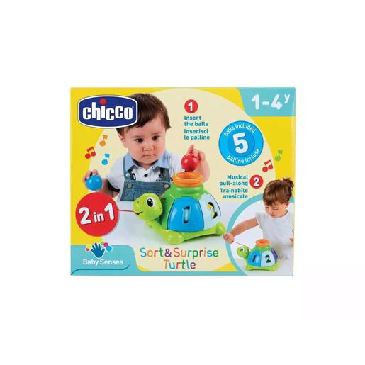 Chicco - Tartaruga electrónica classificadora com bolas de cores