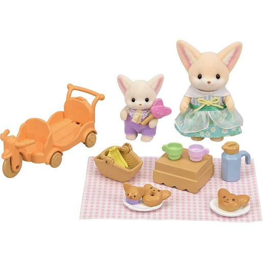 Sylvanian Families - Conjunto de piquenique para irmãos raposa do deserto em casa de bonecas  5698