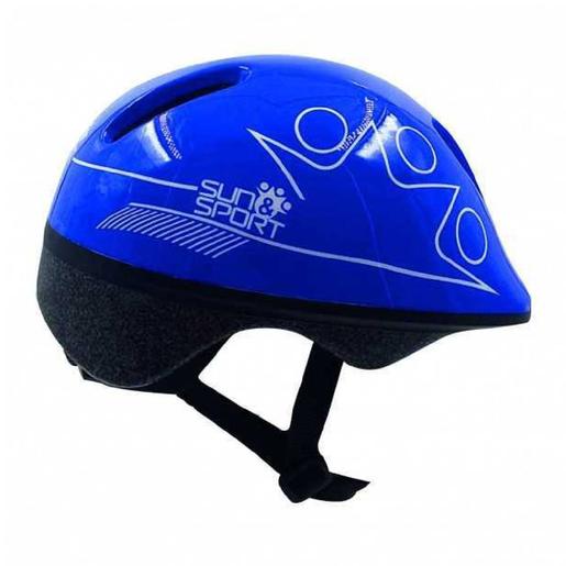 Sun & Sport - Capacete azul 50-52 cm