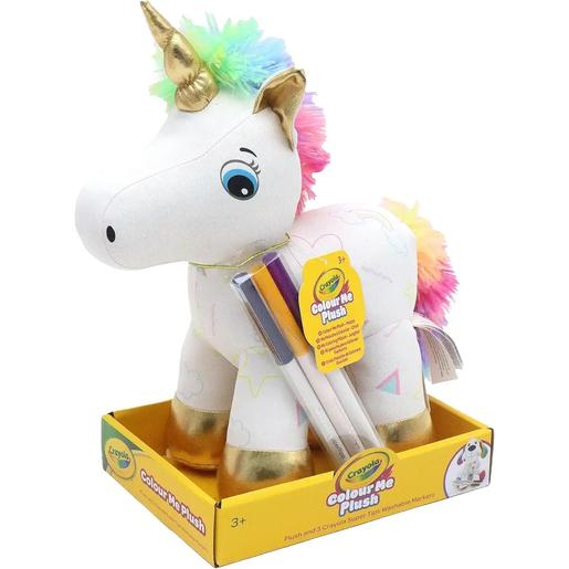 Crayola - Peluche Unicórnio Colour Me Plush ㅤ