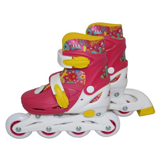 Patins em Linha Vermelho Tamanho 31/34