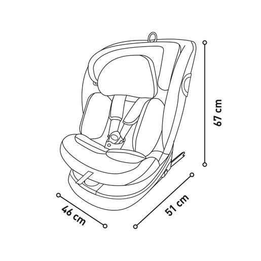 Asalvo - Cadeira de auto I-Size Austen 2 Cinzento 40-150 cm