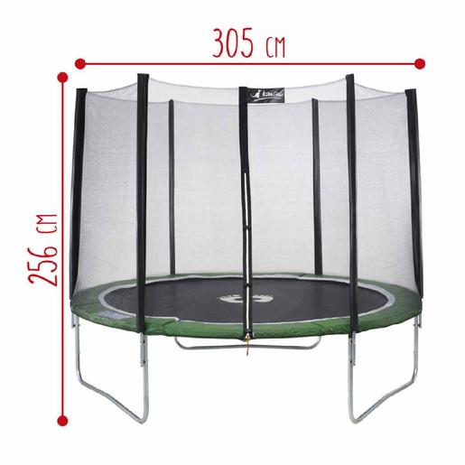 Sun & Sport - Trampolín de 305 cm con red de seguridad