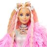 Barbie - Muñeca Extra - Pelo rubio y rosado