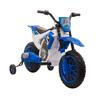 Homcom - Moto eléctrica azul-blanco