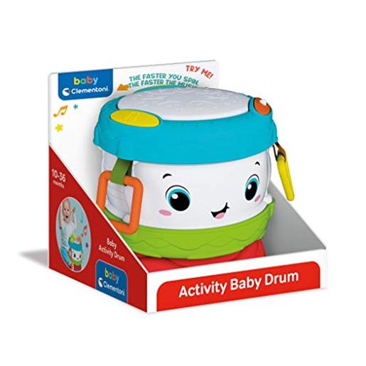 Clementoni - Juguete didáctico Baby Activity con sonido de tambor ㅤ