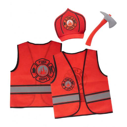 Conjunto de bombeiro infantil