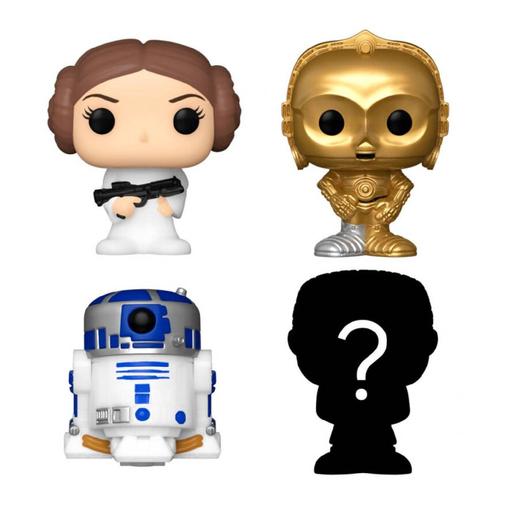 Star Wars - Pack 4 figuras Funko Bitty POP - Leia