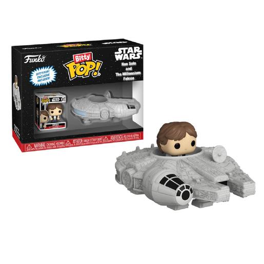 Funko Bitty Pop! Rides - Star Wars - Han Solo com a Millennium Falcon