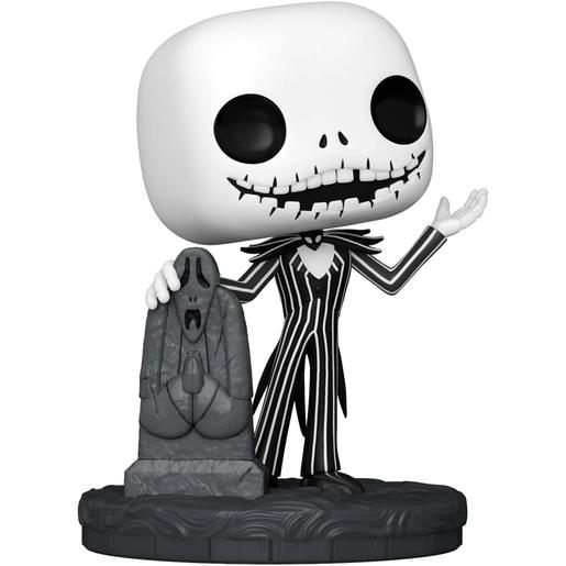 Funko - Figura colecionável de vinil: Jack Skellington com túmulo, Pesadelo antes do Natal 30º Aniversário ㅤ