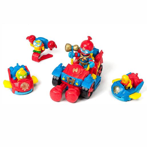 Magic Box - Superthings - SuperThings Balloon Boxer: vehículo y 3 figuras Kaboom Kids exclusivas ㅤ