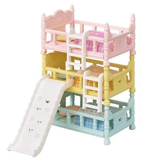 Sylvanian Families - Beliches triplas conjunto de mobiliário infantil ㅤ