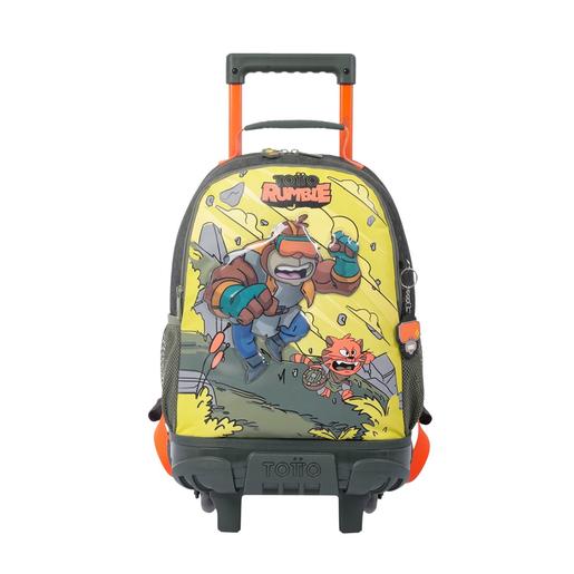 Totto - Mochila escolar com rodas média Brawlmaster