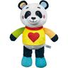 Clementoni - Panda - Peluche interactivo de colores con texturas diversas, lavable ㅤ