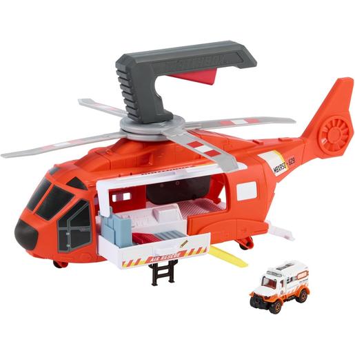 Matchbox Conjunto De Veículos Com Helicóptero De Resgate