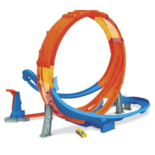 Hot Wheels - Pista de carros Looping Caos com 1 veículo Die-cast incluído ㅤ