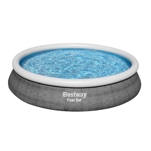 BestWay - Piscina autoportante redonda Fast Set 457x84 cm com depuradora ㅤ