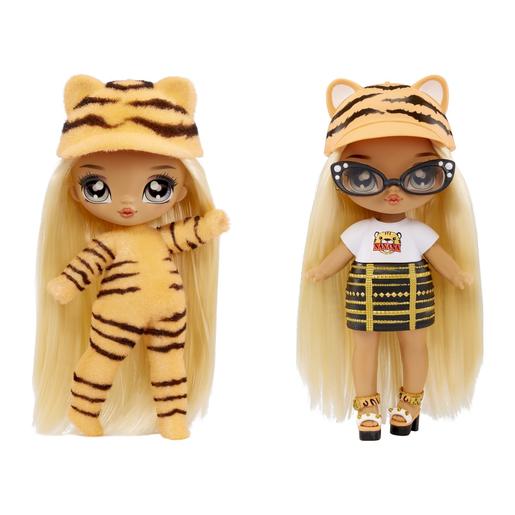 BABY born - Muñeca de moda articulable Fuzzy Surprise Serie 1 - Tiger Linda