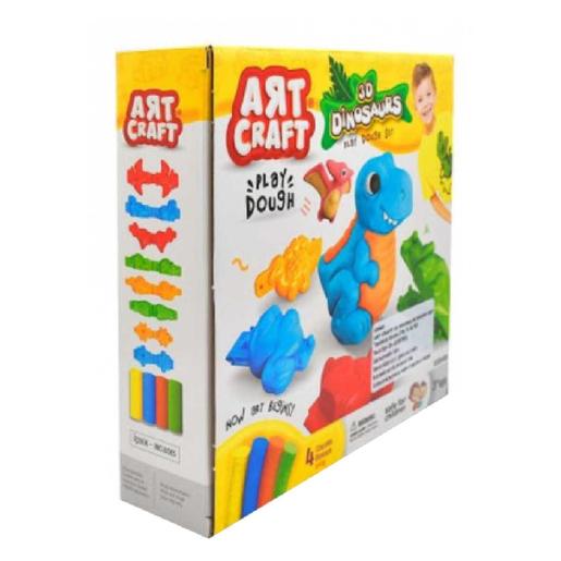 Pack plastilina dinosaurios 3D