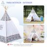 Homcom - Tienda tipi infantil