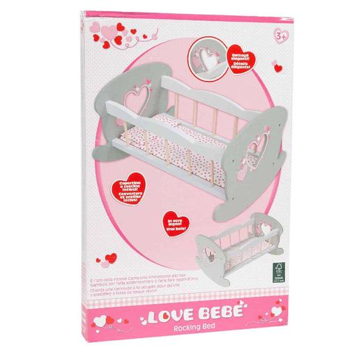 Love Bebé - Berço de balanço para bonecos