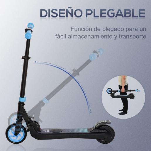 Homcom - Trotinete Elétrico para Crianças Azul/Preto