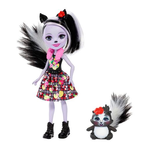 Enchantimals - Boneca com Mascote - Sage Skunk e Caper