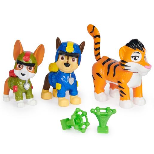 Paw Patrol - Figuras de ação de perseguição, rastreador e tigre