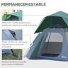 Outsunny - Tenda de Campismo Pop Up 250x194x160 cm Verde