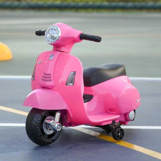 Homcom - Mota elétrica Vespa rosa