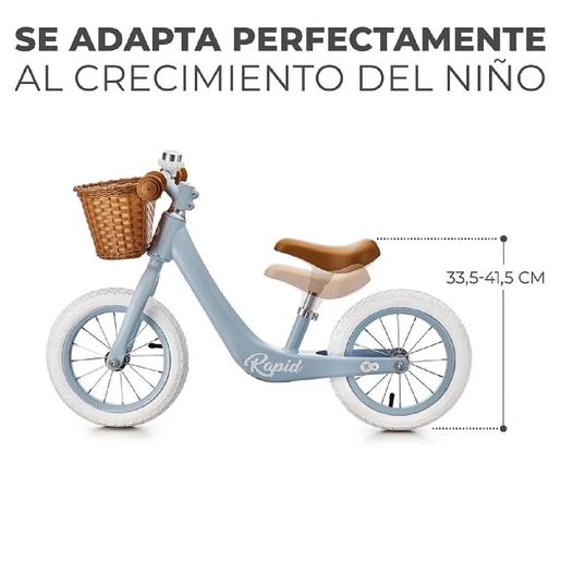 Kinderkraft - Bicicleta RAPID Azul