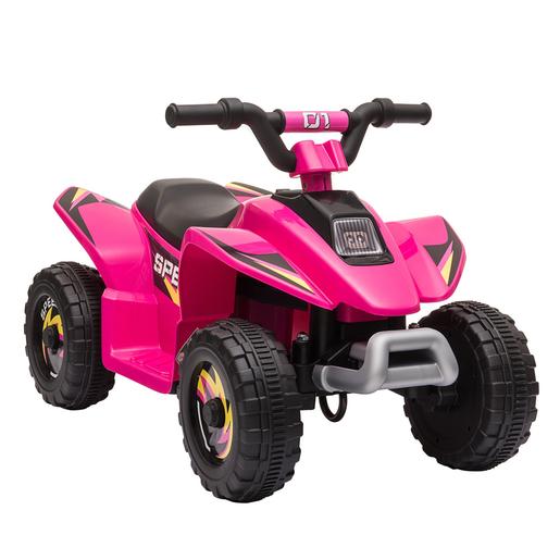 Homcom - Quad Elétrico Bateria 6V Rosa