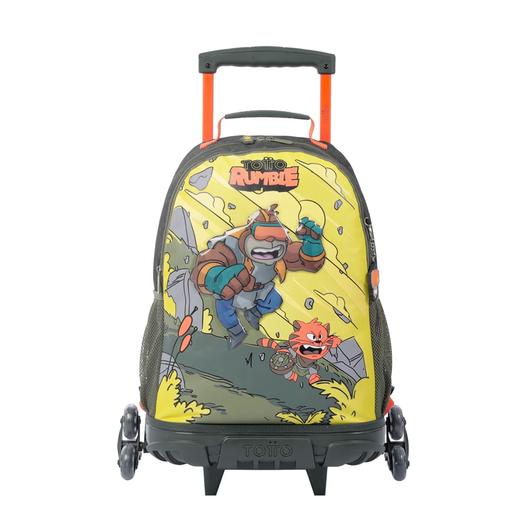 Totto - Mochila escolar com rodas grande Brawlmaster