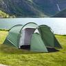 Outsunny - Tenda de Campanha Familiar 426x206x154 cm Verde