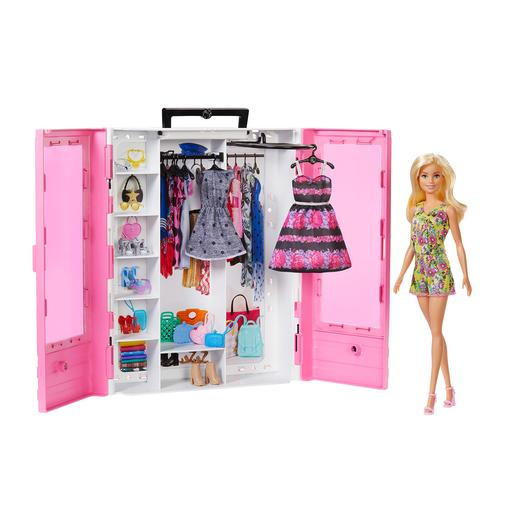 Barbie - Boneca Fashionista com Armário e Acessórios