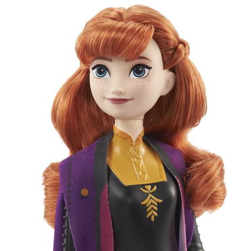 Mattel - Frozen - Muñeca Frozen 2 Anna con Chaleco y Look de Película ㅤ