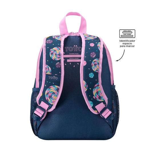 Totto - Mochila escolar pequena Sweet Candy