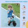 Homcom - Bicicleta sem pedais azul