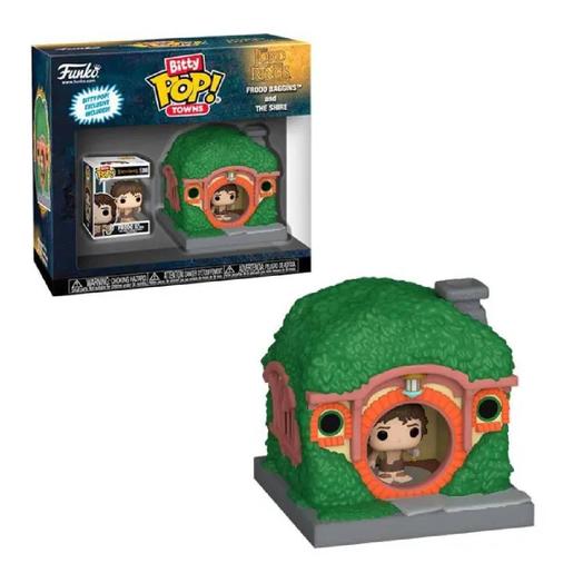 Funko Bitty Pop! Towns - O Senhor dos Anéis - Frodo Baggins e o Condado