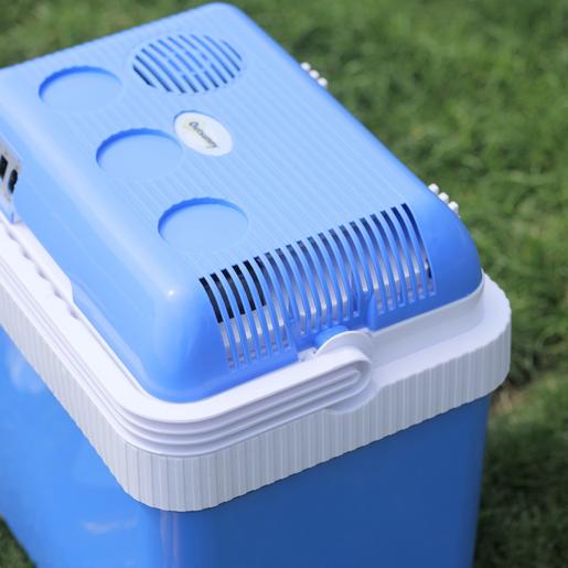 Outsunny - Frigorífico 24L com função de refrigerar e aquecer Azul