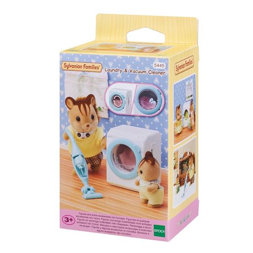 Sylvanian Families - Conjunto de máquina de lavar e aspirador