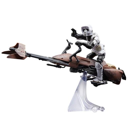 Star Wars - Figura Speeder Bike e Scout Trooper - A Coleção Vintage