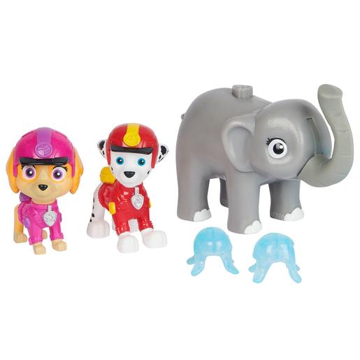 Paw Patrol - Bonecos de ação Marshall, Skye e Elephant