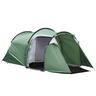 Outsunny - Tenda de Campanha Familiar 426x206x154 cm Verde